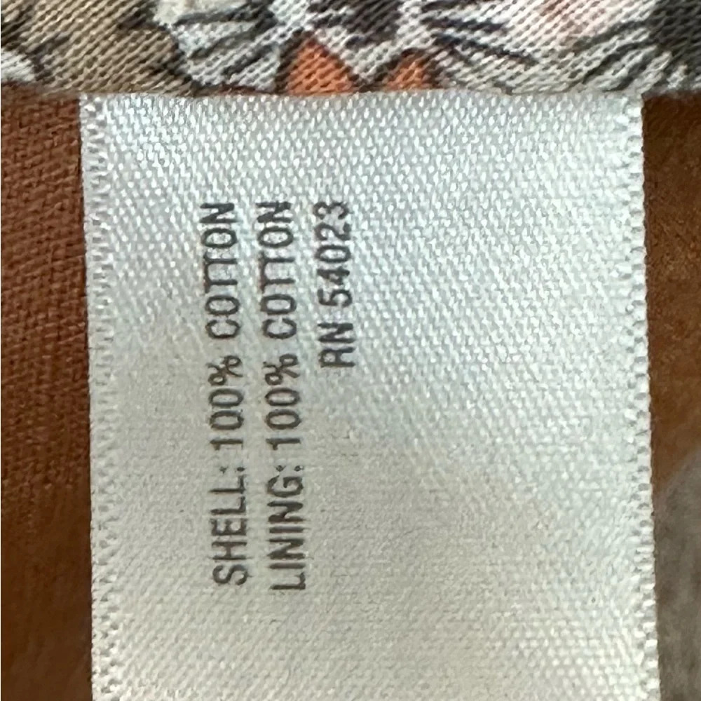 🍂🍂Jacket Old Navy Brown Cotton  with Floral Lining 🍂🍂 - Picture 10 of 14